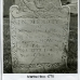 First stone, East Poultney Cemetery