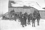 Sleigh wagon, circa 1900