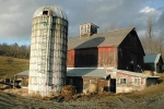 East Poultney barn and silo