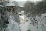 Poultney Gorge in winter