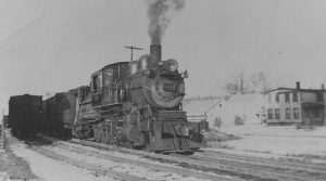 Photograph of a Locomotive at the Poultney Depot
Poultney Historical Society Collections